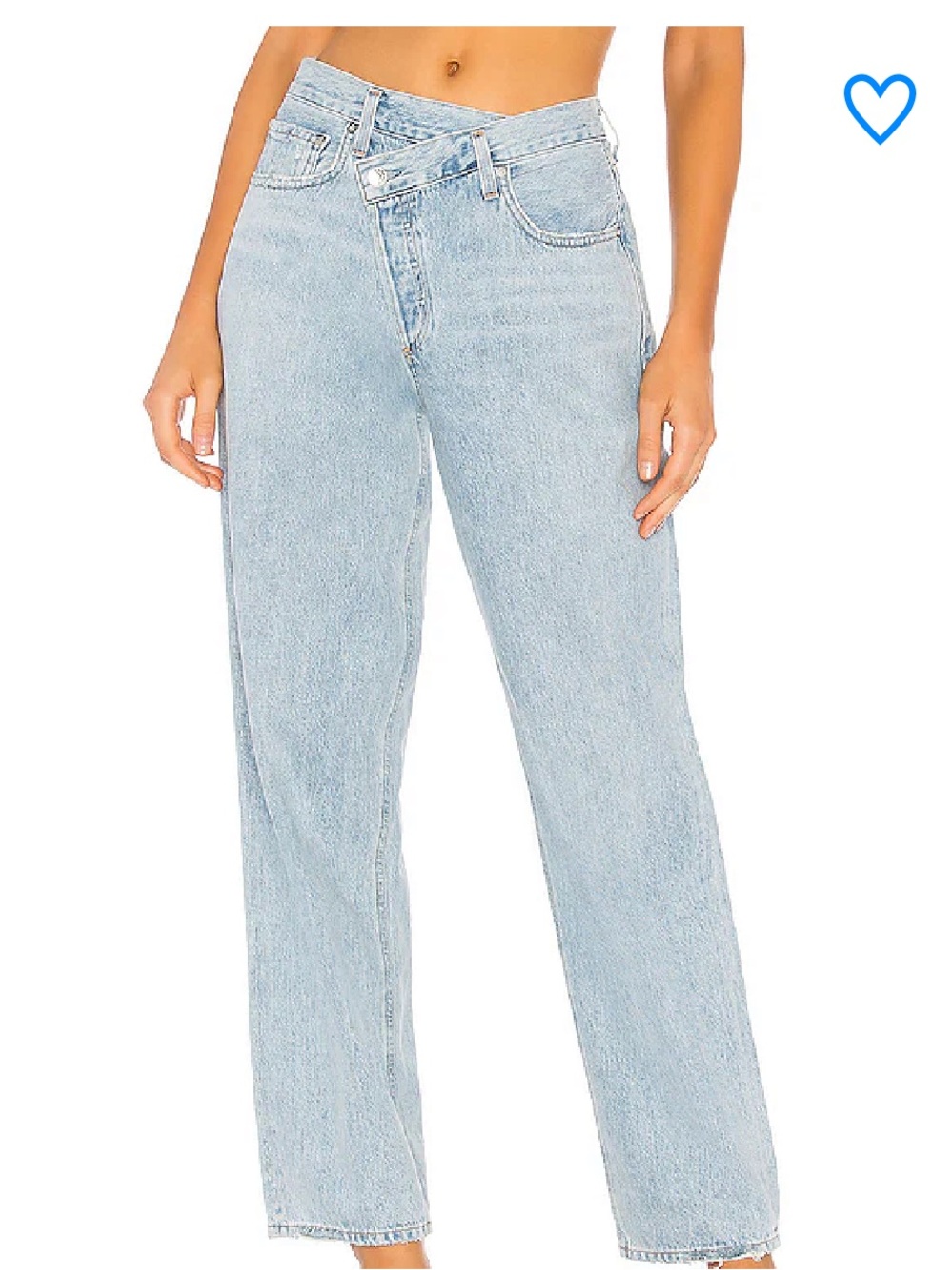 AGOLDE criss cross upsized jean in suburbia size 25 - Picture 2 of 9